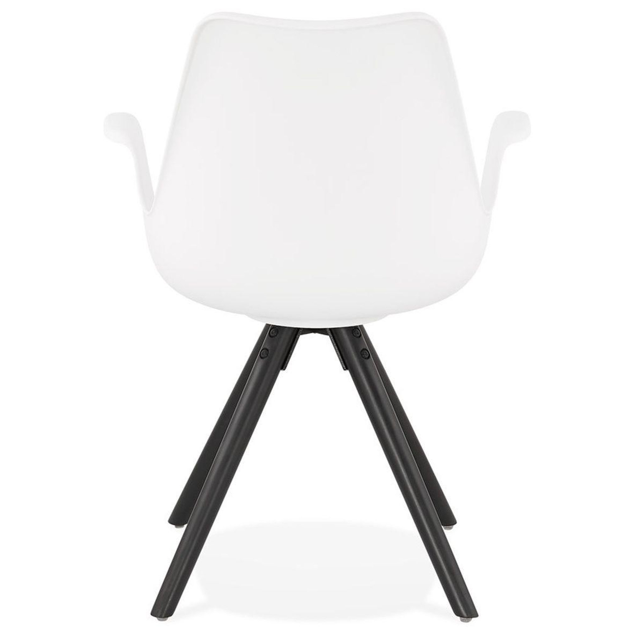 Voir la diapositive 5 : Paris Prix Chaise design avec accoudoirs  zayven  82cm blanc