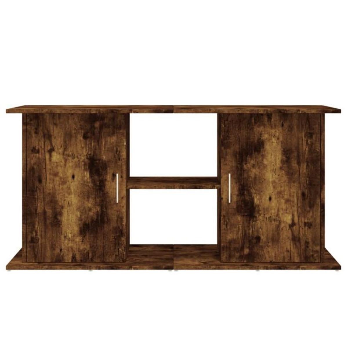 VIDAXL Support pour aquarium chêne fumé 121x41x58 cm bois d ingénierie