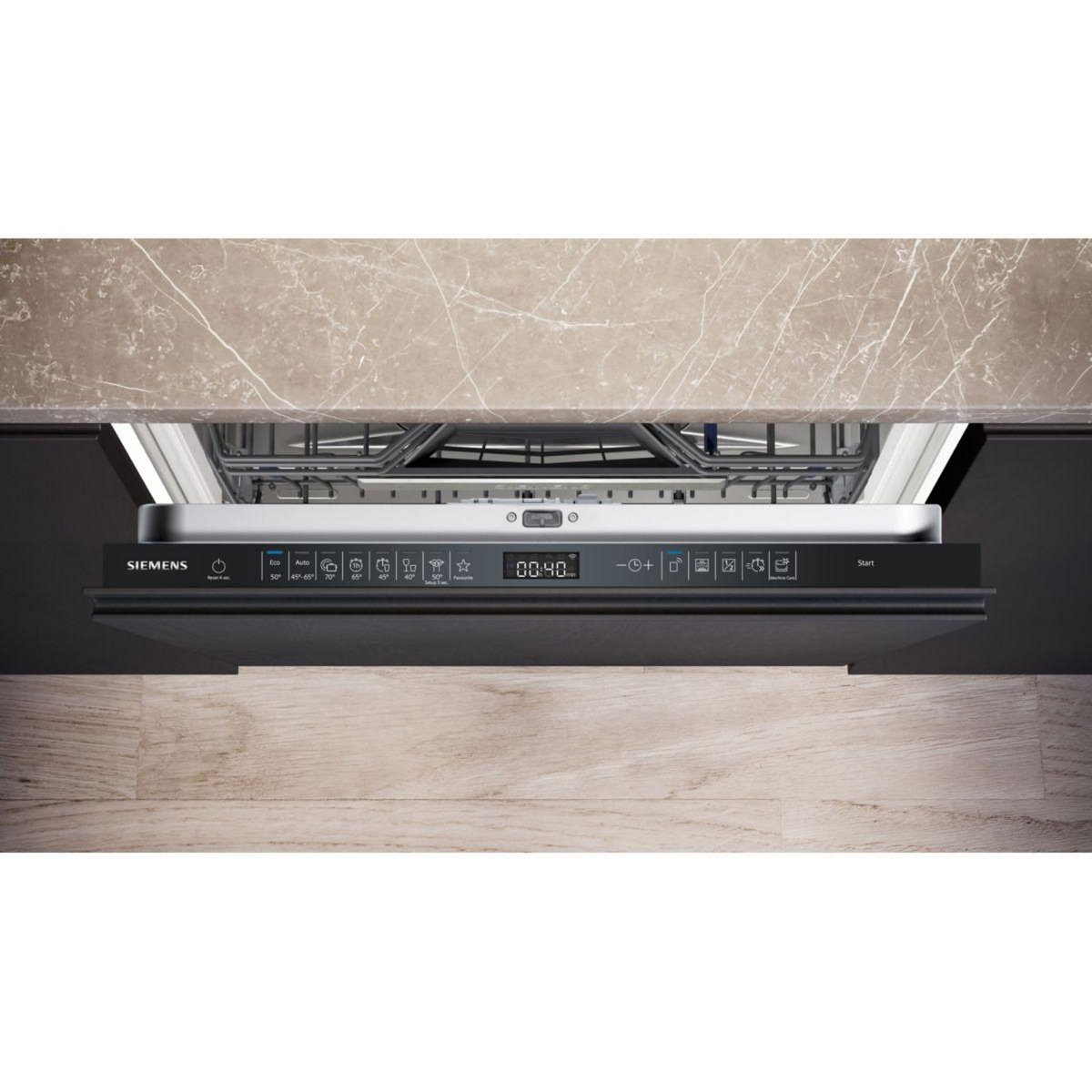 Siemens Lave vaisselle encastrable SN65EX11CE IQ500 GlassZone