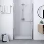 VIDAXL Porte de douche verre trempe 100x178 cm