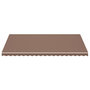 Voir la diapositive 3 : VIDAXL Tissu de remplacement pour auvent Marron 5x3 m