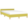 Voir la diapositive 3 : VIDAXL Cadre de lit sans matelas vert 120x200 cm tissu