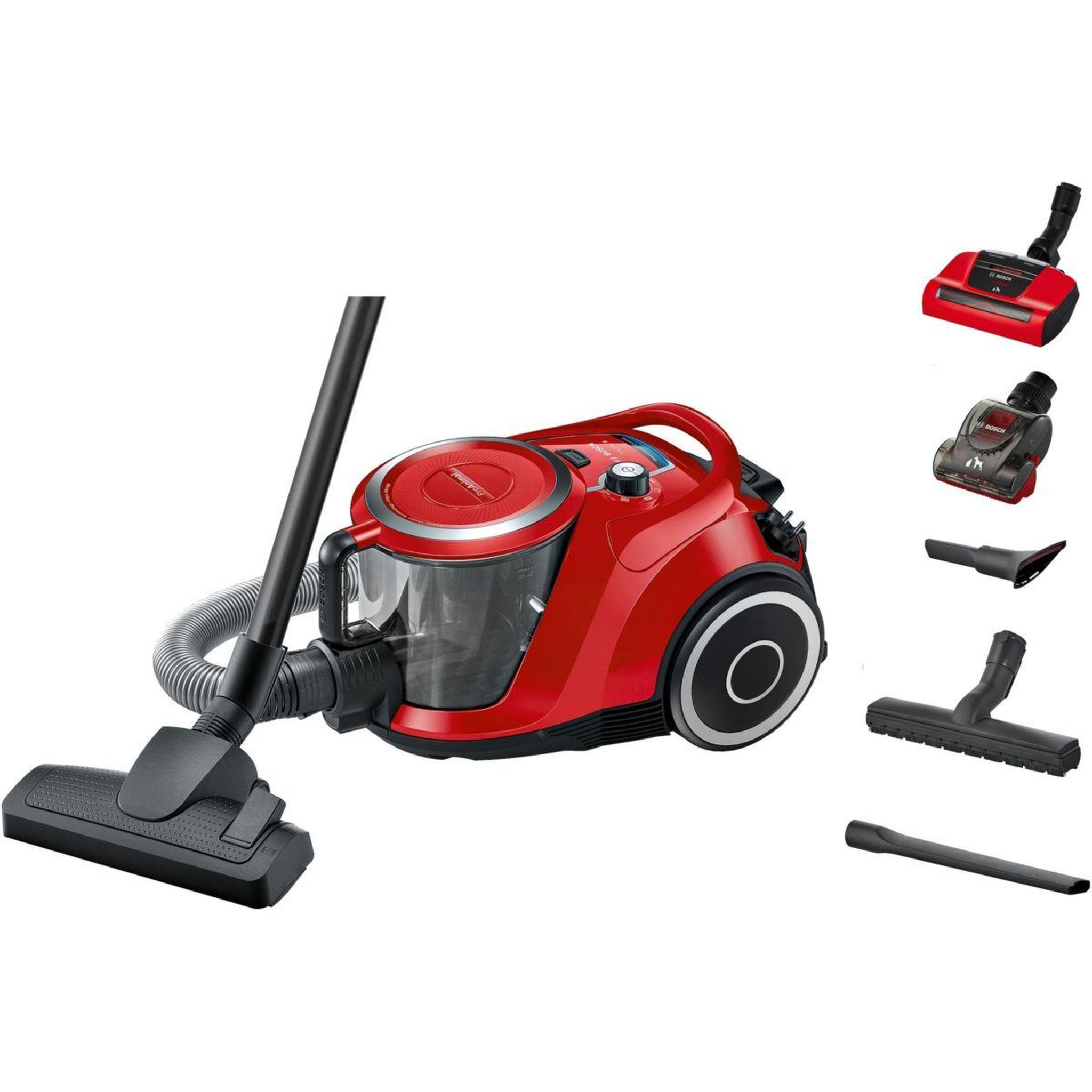 BOSCH Aspirateur sans sac pro animal rouge bgs41pet1