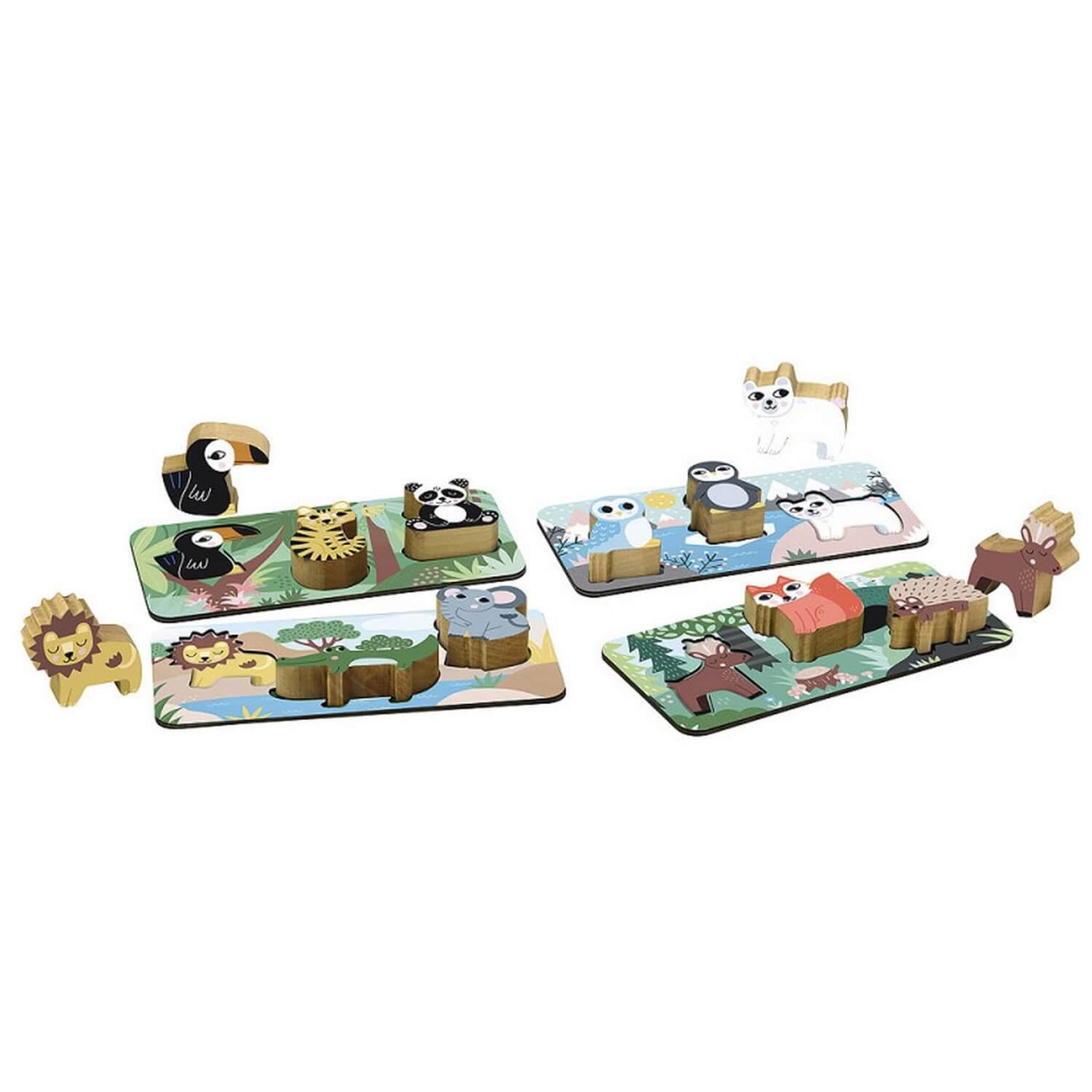 Voir la diapositive 4 : Vilac Coffret multi-jeux en bois : Multi-Jeux des tout-petits Iceland Michelle Carlslund