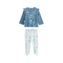 Voir la diapositive 1 : Petit Béguin Pyjama bébé 2 pièces en velours avec pieds Polarmoon