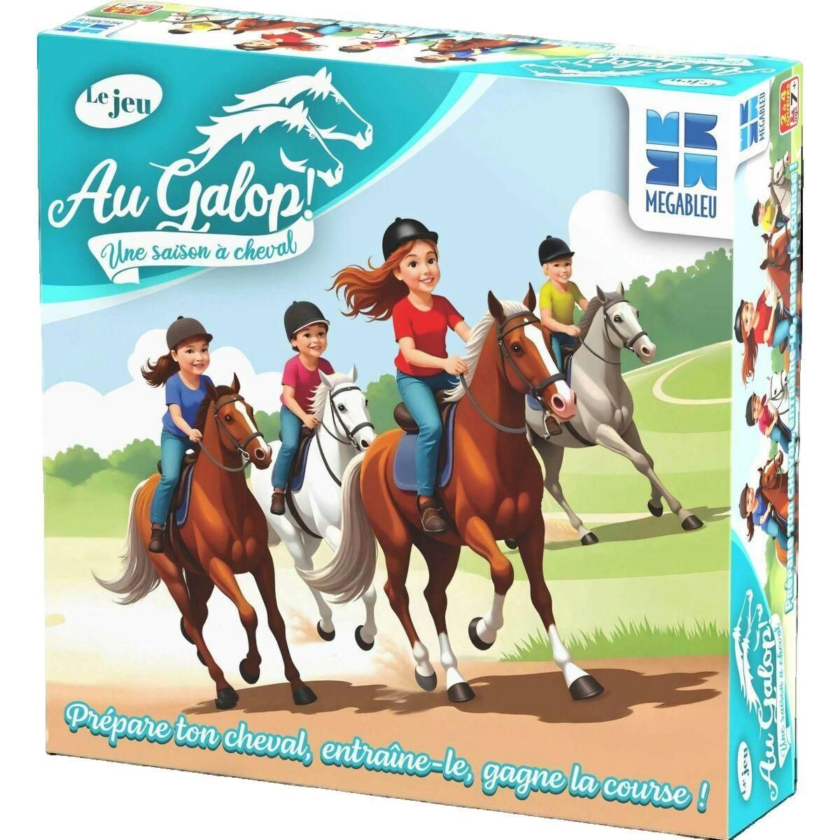 Megableu Jeu de société Megableu Au Galop multicolore