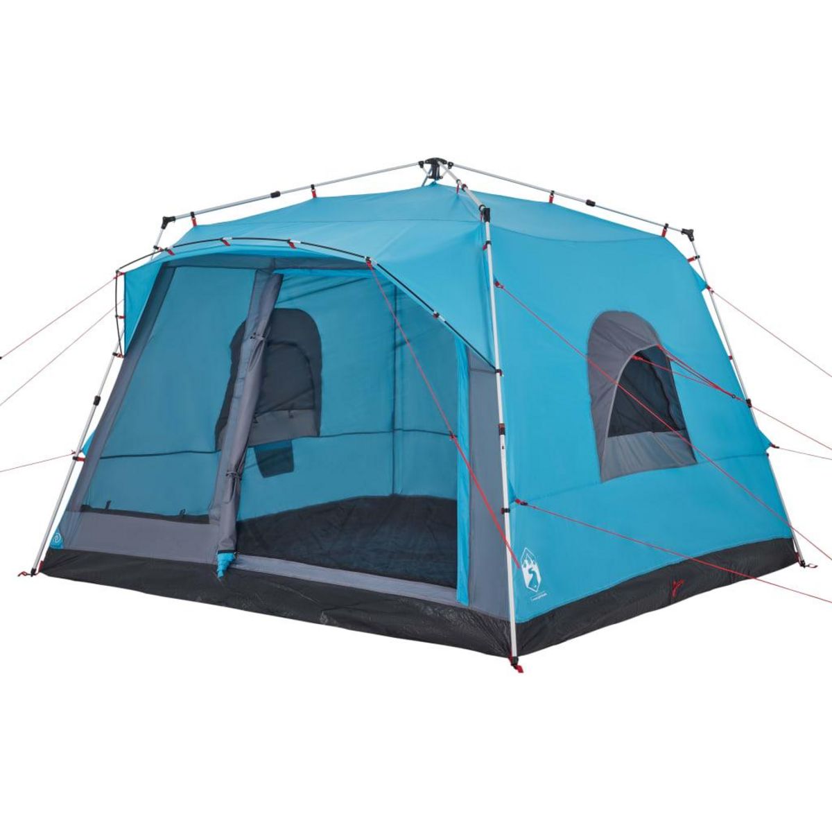VIDAXL Tente familiale cabine 7 personnes bleu degagement rapide