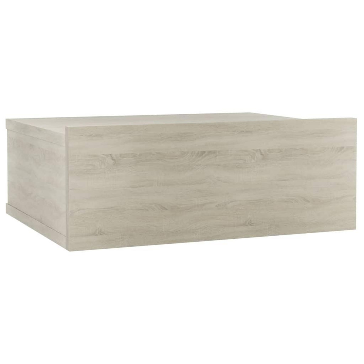 VIDAXL Table de chevet flottante Chene sonoma Bois d'ingenierie