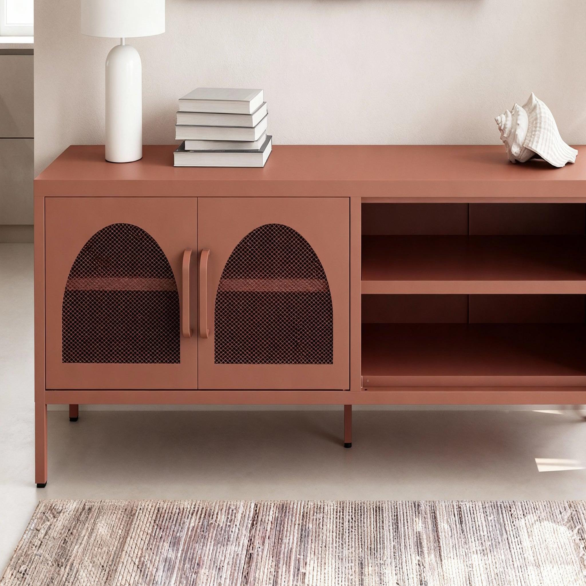 Voir la diapositive 4 : CASANOVA PARIS Aveno - meuble tv 160cm en métal