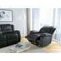 Voir la diapositive 2 : Fauteuil relax manuel HELENE  pu coloris noir 