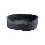 LOVE STORY Panier Filou avec intérieur doux pour chien et chat. Coloris disponibles : Beige, Gris