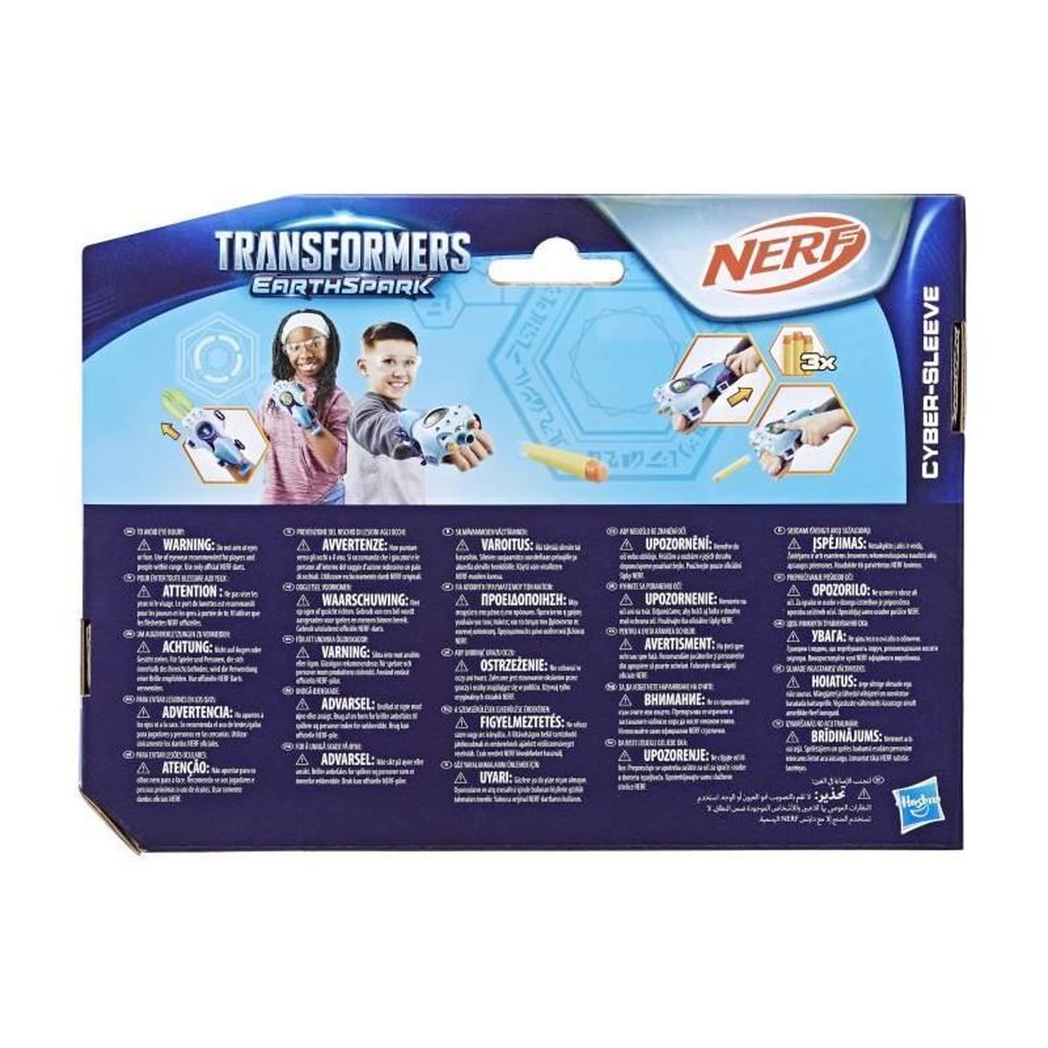 Voir la diapositive 4 : HASBRO Transformers EarthSpark, jouet blaster de combat Cyber-Sleeve