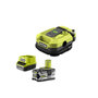 Voir la diapositive 1 : Ryobi Pack RYOBI gonfleur compresseur 18V R18MI-0 - 1 batterie 5.0Ah - 1 chargeur rapide RC18120-150