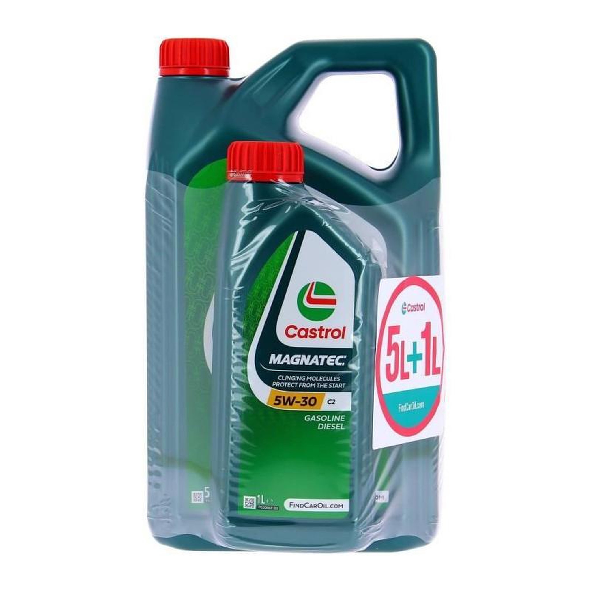 Voir la diapositive 2 : CASTROL Huile Moteur - CASTROL MAGNATEC - 5W-30 C2 - 5L+1L - 057166
