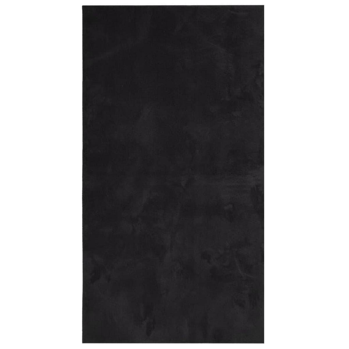 VIDAXL Tapis HUARTE a poils courts doux et lavable noir 80x150 cm