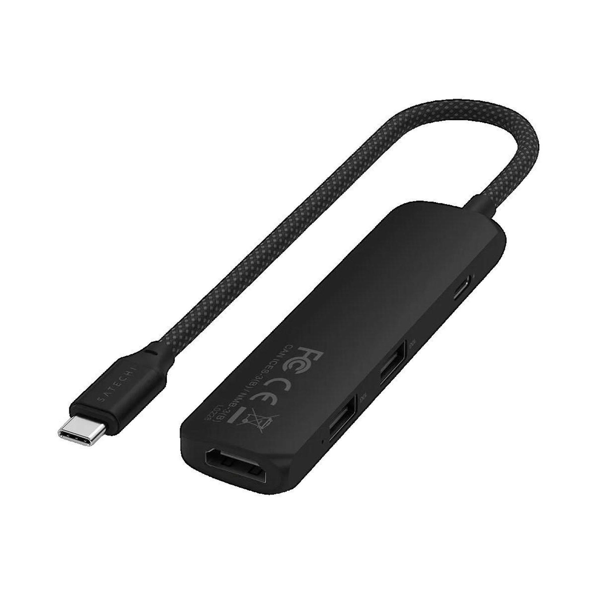Voir la diapositive 3 : SATECHI Adaptateur USB-C Multiport Satechi Slim Hub USB-C