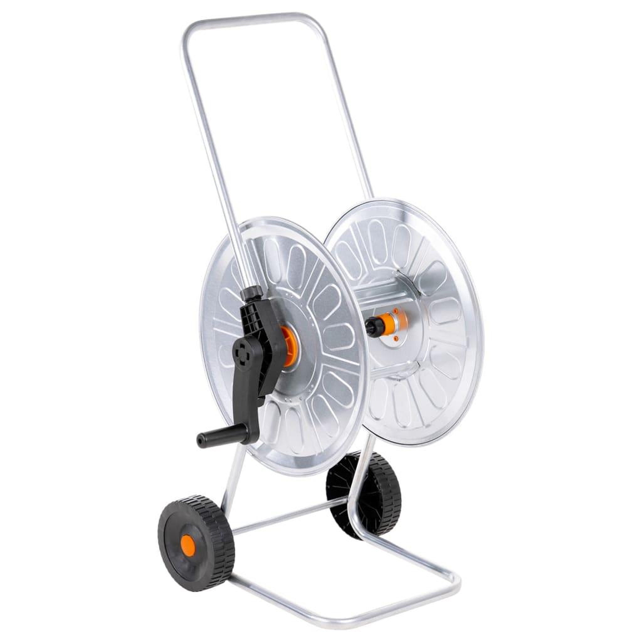 VIDAXL Chariot enrouleur pour tuyau de 60 m 1/2  acier