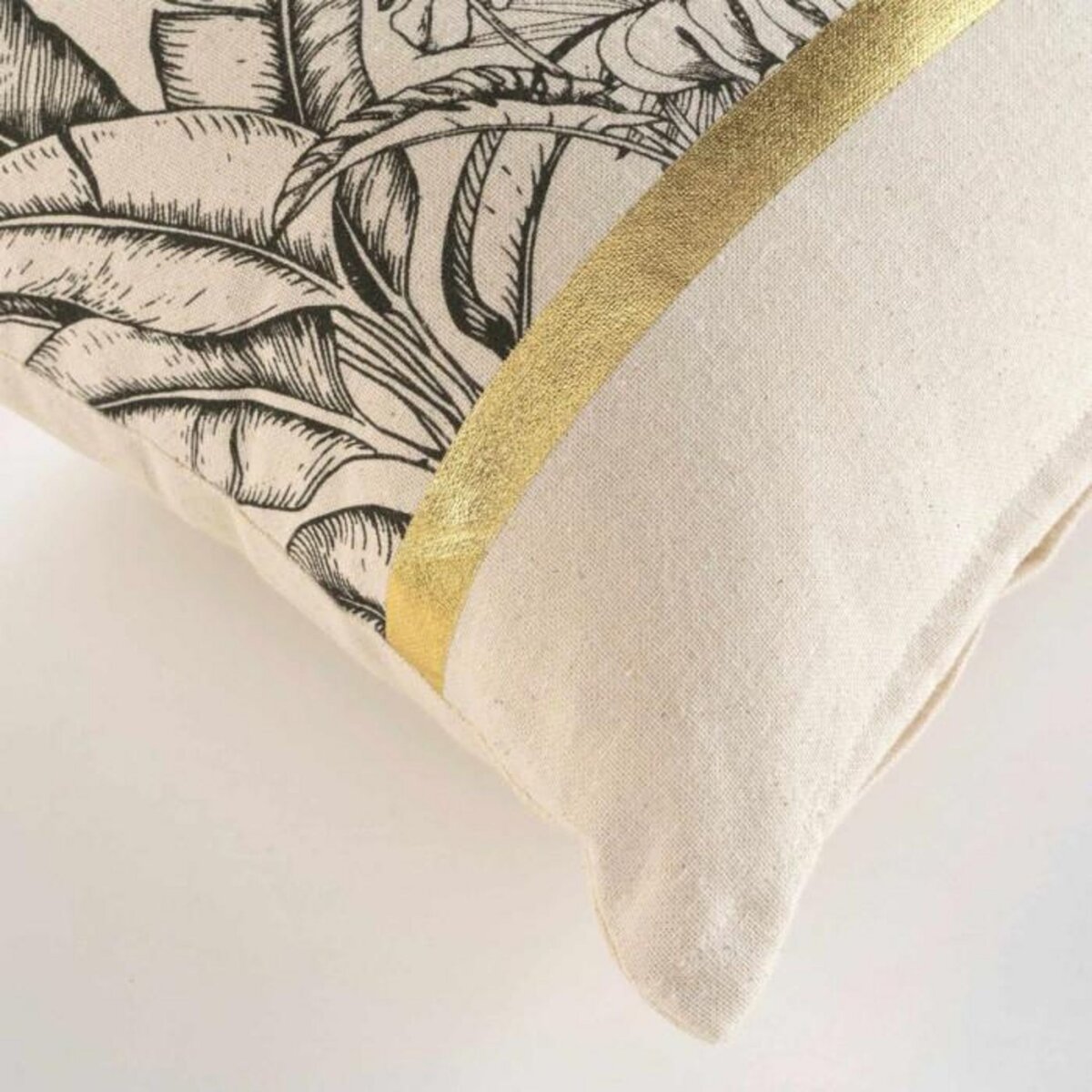 Paris Prix Coussin Déco Imprimé  Papaya  30x50cm Naturel