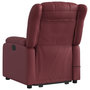 Voir la diapositive 5 : VIDAXL Fauteuil inclinable de massage electrique rouge bordeaux