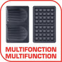 Voir la diapositive 4 : TEFAL Croque-gaufre 2 plaques 700w - sw341112
