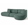 Voir la diapositive 4 : LISA DESIGN Santorini - canapé modulable d'angle droit - 5 places - en tissu texturé