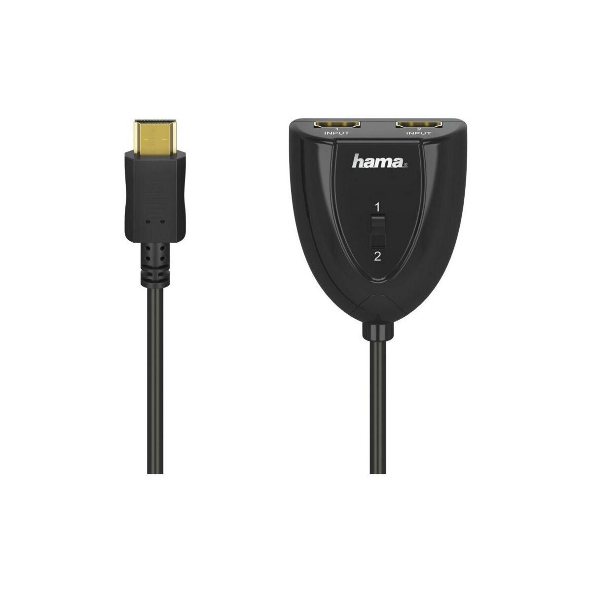 Hama SWITCH 2 entrées HDMI - 1 sortie HDMI NOIR