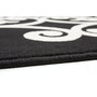 Voir la diapositive 2 : Paris Prix Tapis Tissé Effet 3D à Poils Courts  Manolya  Noir