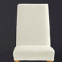 Voir la diapositive 2 : L3C Housse de chaise extensible en bouclette coloris naturel