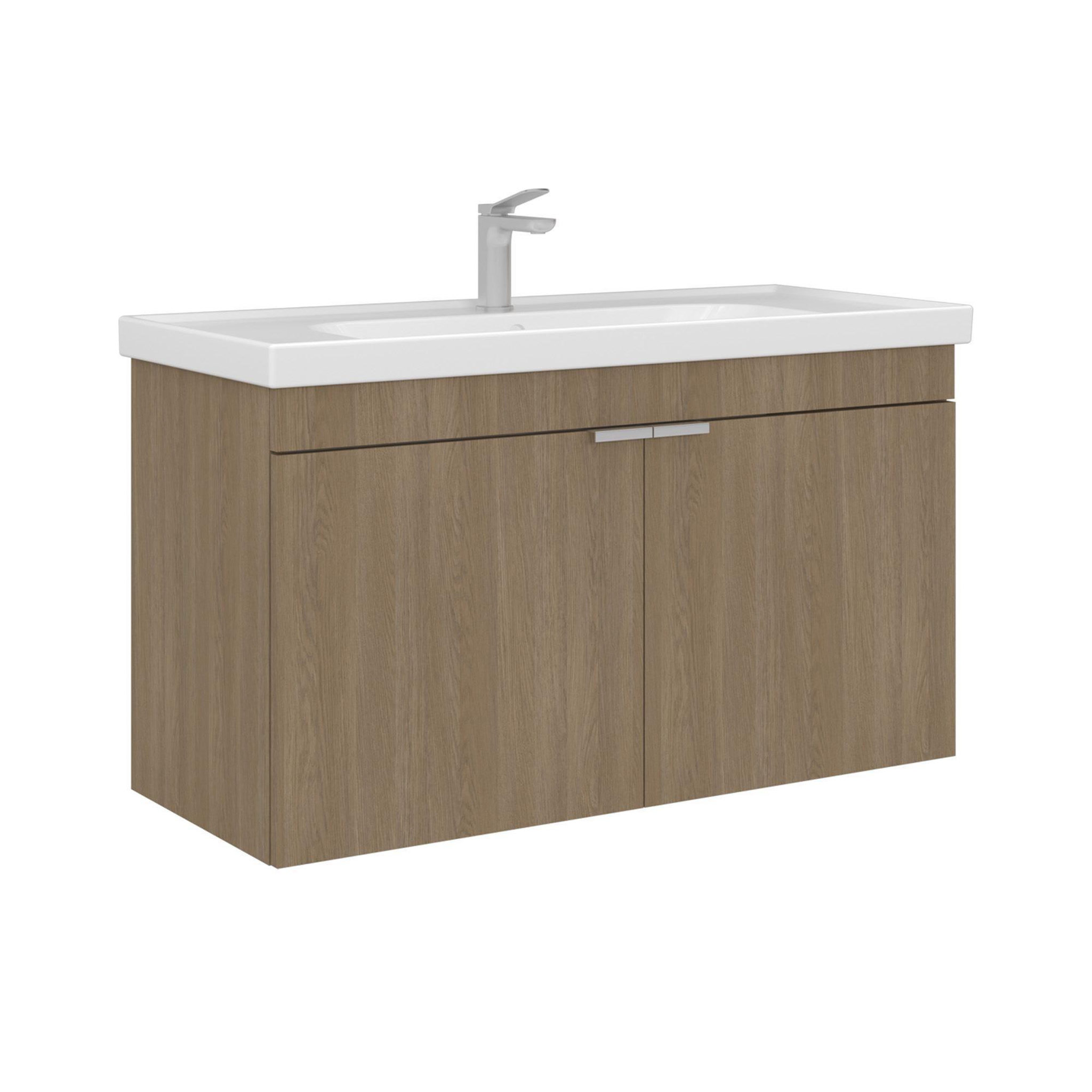 Habitat et Jardin Meuble Vasque  Desna 100  - 100 x 45 x 58 cm - Sonomo Oak