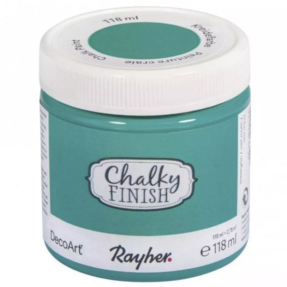Rayher Peinture-craie Chalky Finish 118 ml - Vert d'eau
