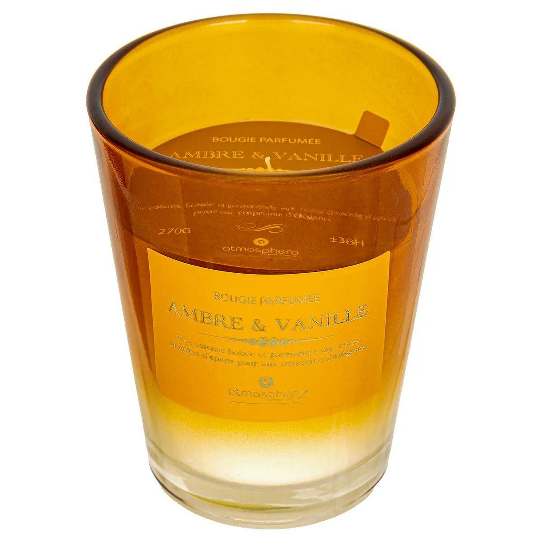 Voir la diapositive 2 : ATMOSPHERA Bougie Parfumée  Alma  270g Vanille & Ambre