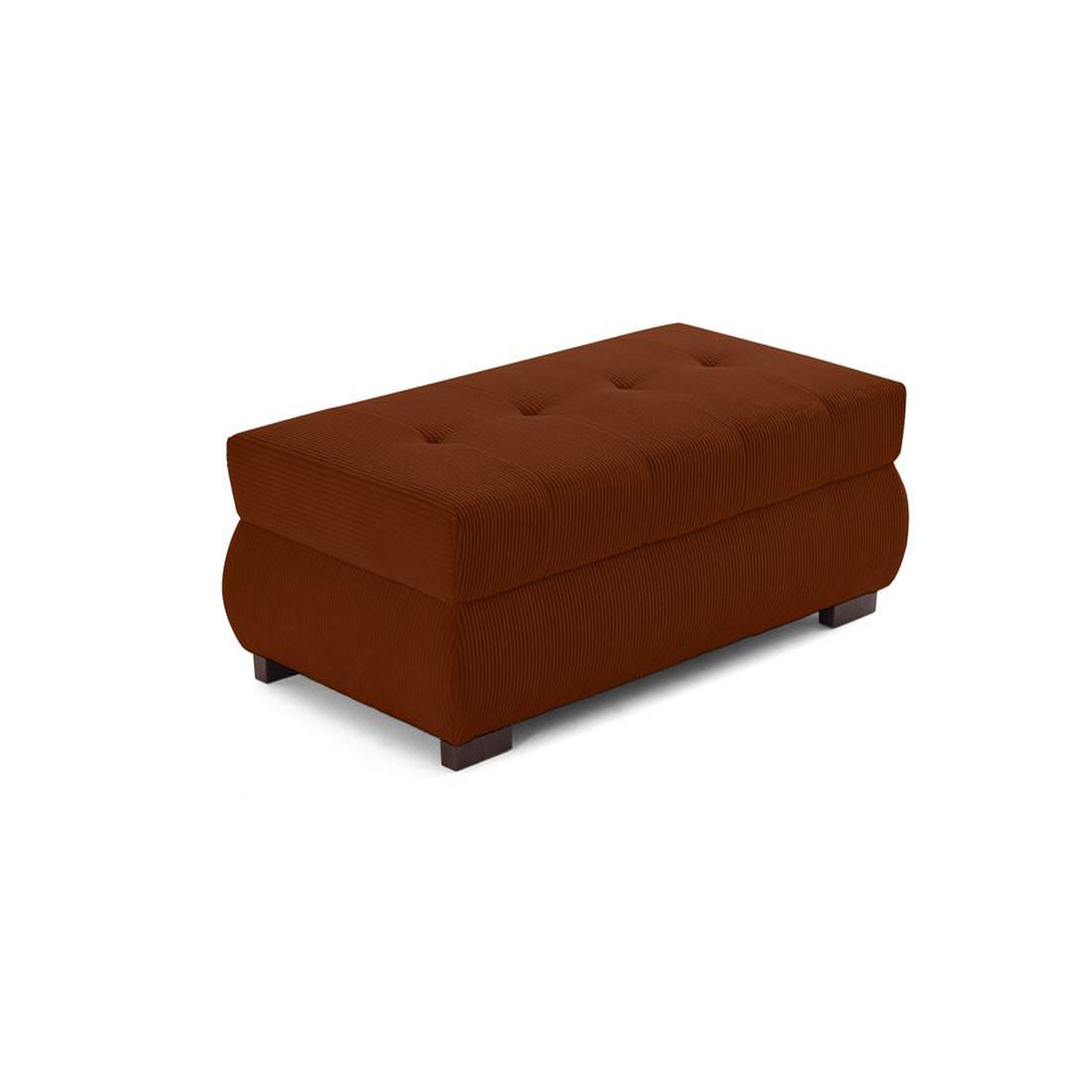 Voir la diapositive 1 : LISA DESIGN Vermont - pouf d'appoint - en velours côtelé
