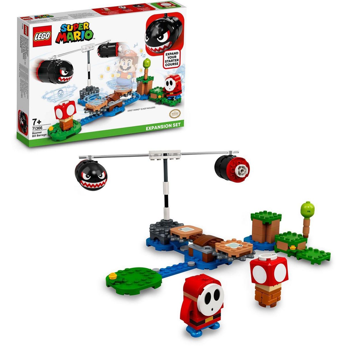 LEGO Super Mario 71366 - Ensemble d'extension Barrage de Bill Bourrins