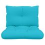 Voir la diapositive 4 : VIDAXL Coussins de palette lot de 2 turquoise tissu Oxford