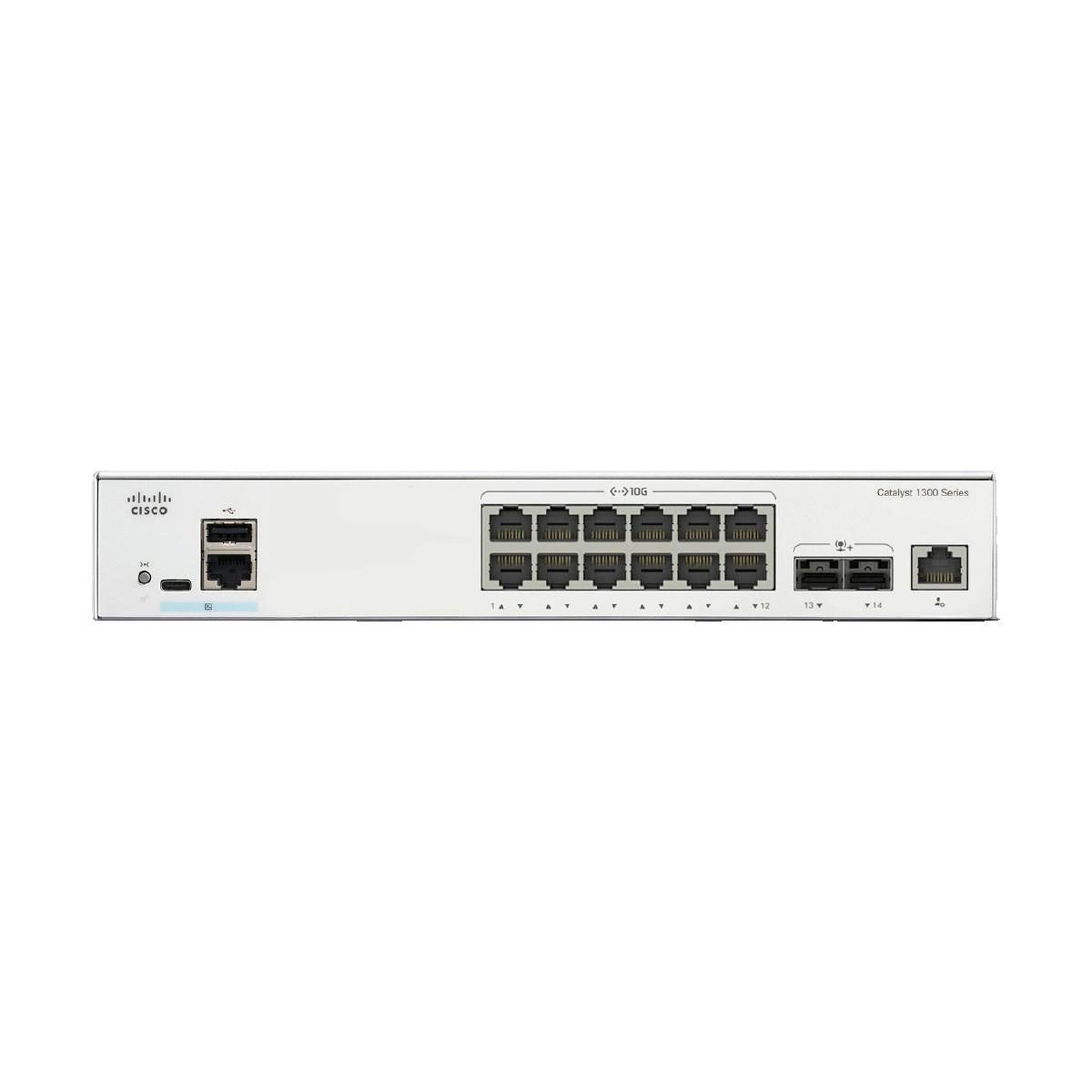 Voir la diapositive 2 : Cisco Switch réseau Cisco Catalyst 1300-12XT-2X