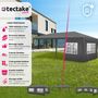 Voir la diapositive 2 : tectake Tonnelle Vivara 6 x 3 m avec 5 éléments latéraux