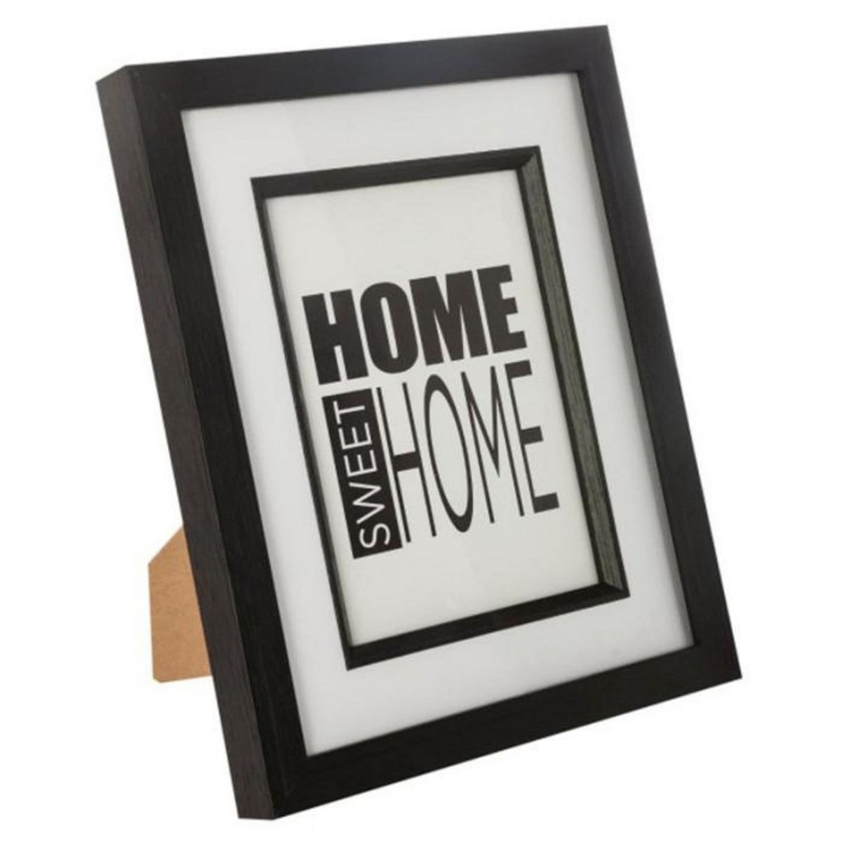 ATMOSPHERA Cadre Photo en Verre  Aedan  13x18cm Noir