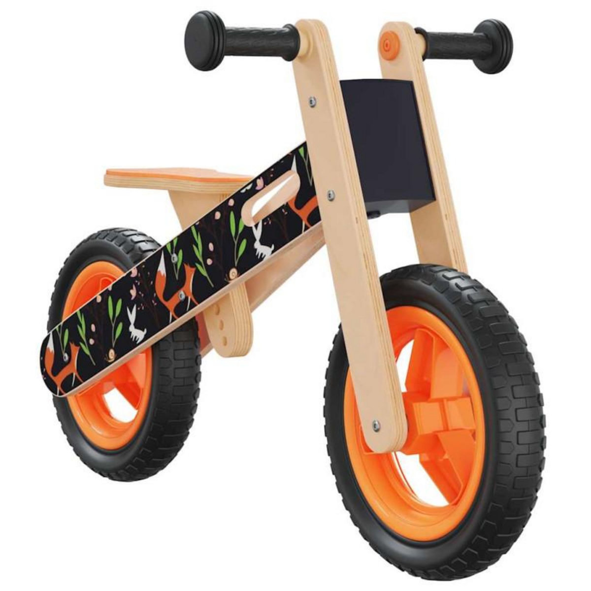 VIDAXL Vélo d équilibre pour enfants imprimé orange