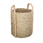 Voir la diapositive 4 :  Lot de 3 Paniers de Rangement Cylindrique  Seagrass  35cm Naturel