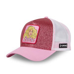 CAPSLAB Casquette femme trucker fermeture snapback Barbie. Coloris disponibles : Rose