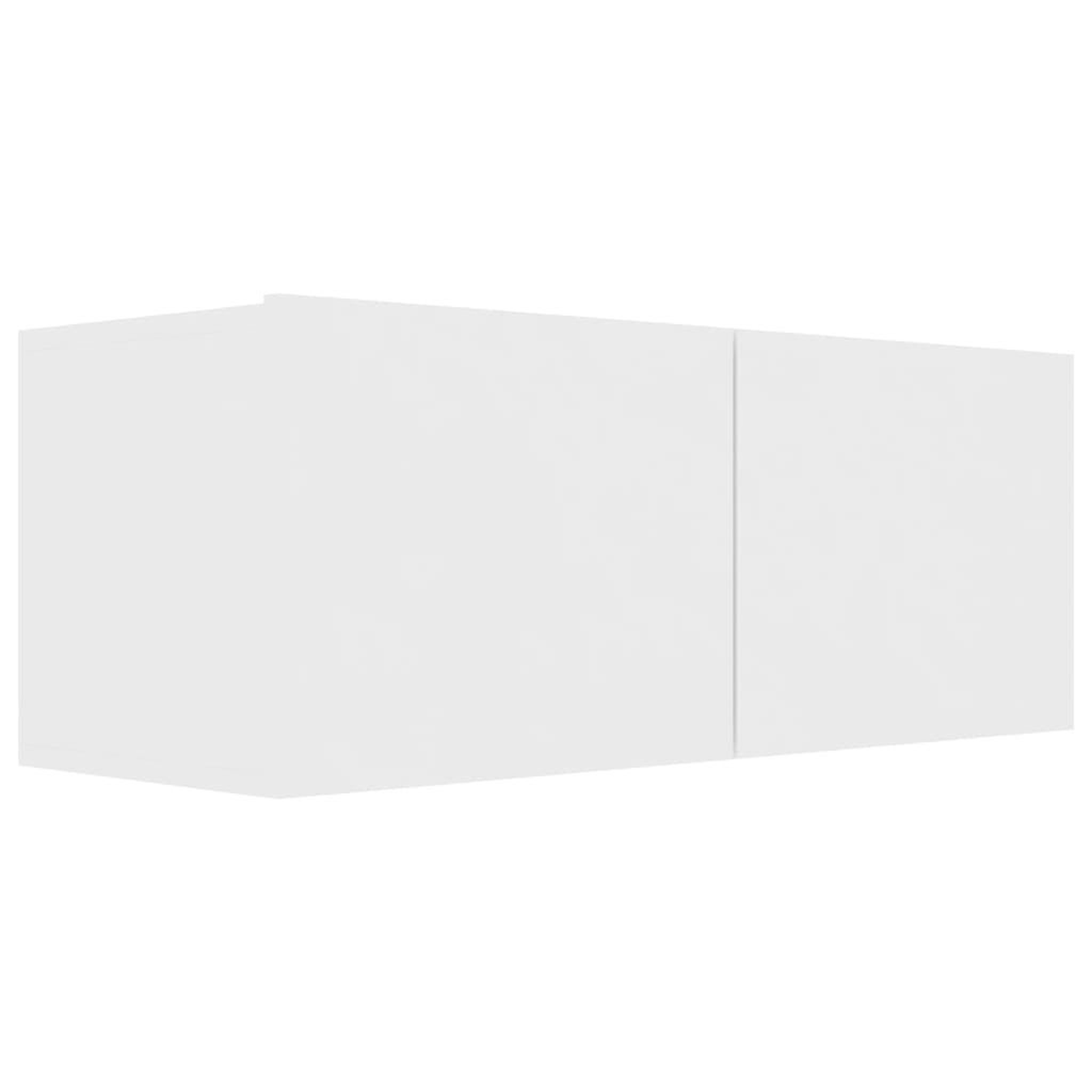 Voir la diapositive 4 : VIDAXL Ensemble de meubles TV 2 pcs Blanc Bois d'ingenierie