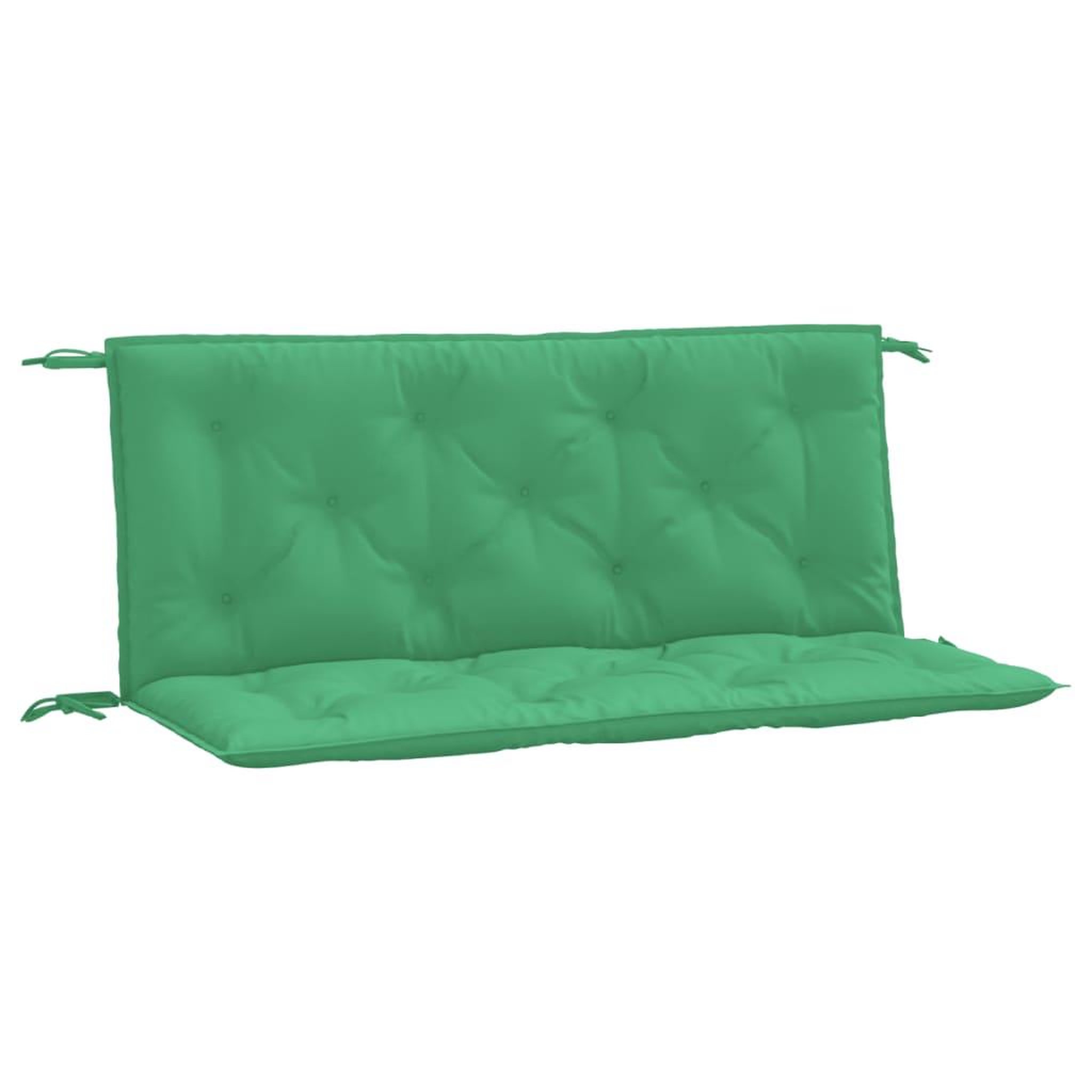 Voir la diapositive 2 : VIDAXL Coussins de banc jardin lot de 2 vert 120x50x7 cm tissu Oxford