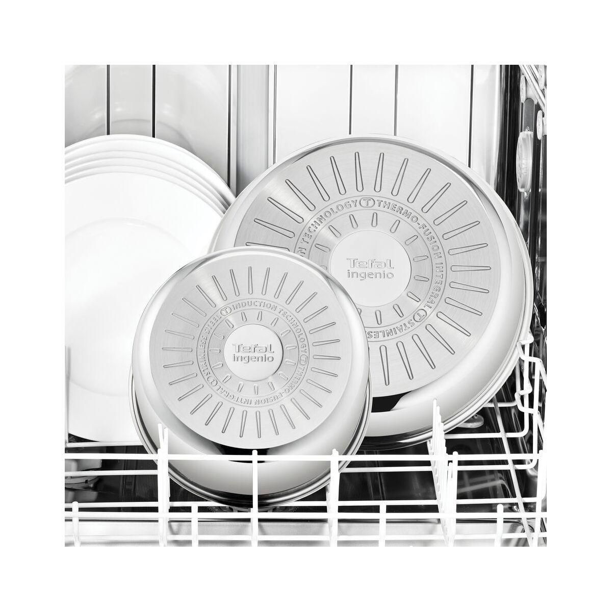 TEFAL Batterie de cuisine 3 casseroles avec 1 poignée