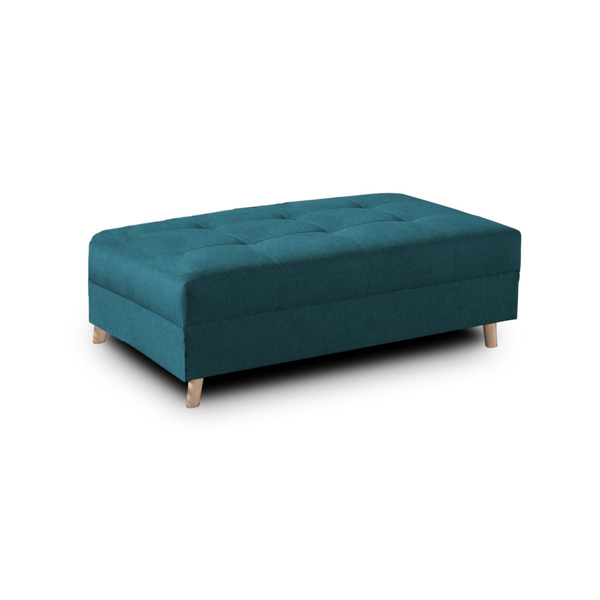 LISA DESIGN Rune - canapé d'angle - avec pouf d'appoint - 4 places - style scandinave - droit