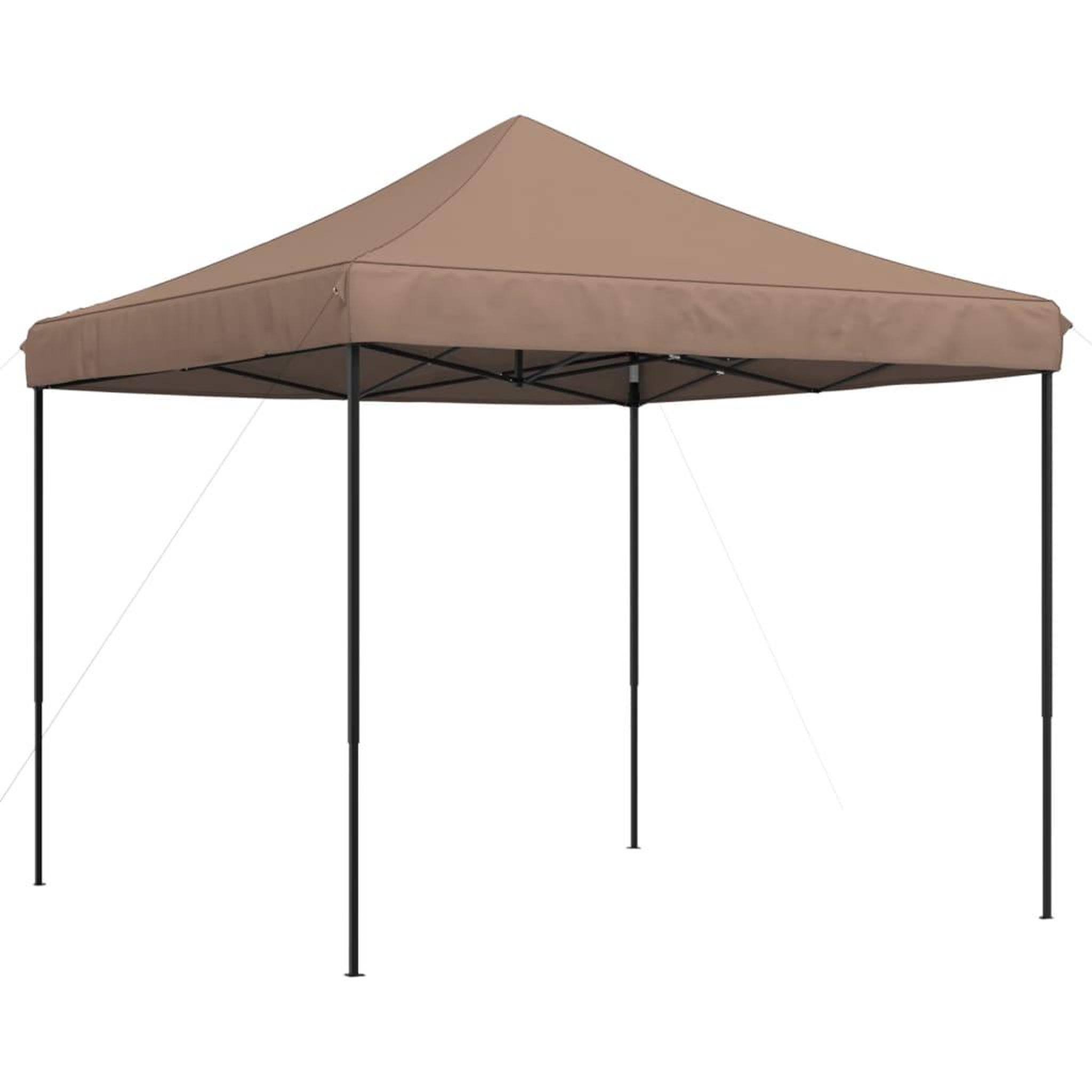 Voir la diapositive 5 : VIDAXL Tente de reception pliable escamotable marron 292x292x315 cm