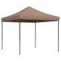 Voir la diapositive 5 : VIDAXL Tente de reception pliable escamotable marron 292x292x315 cm