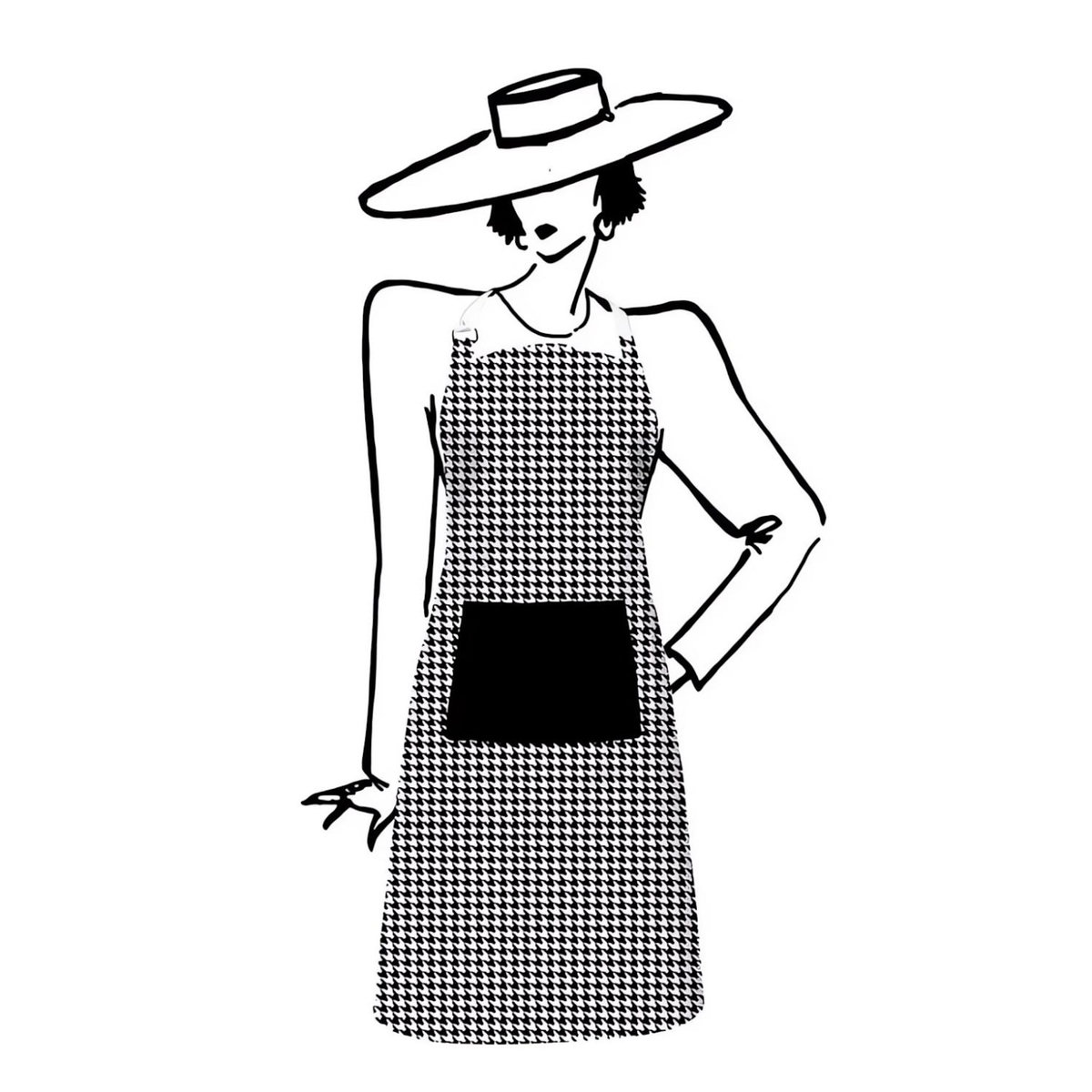 SOLEIL D'OCRE Tablier de cuisine coton VICTORIA, par Soleil d'Ocre