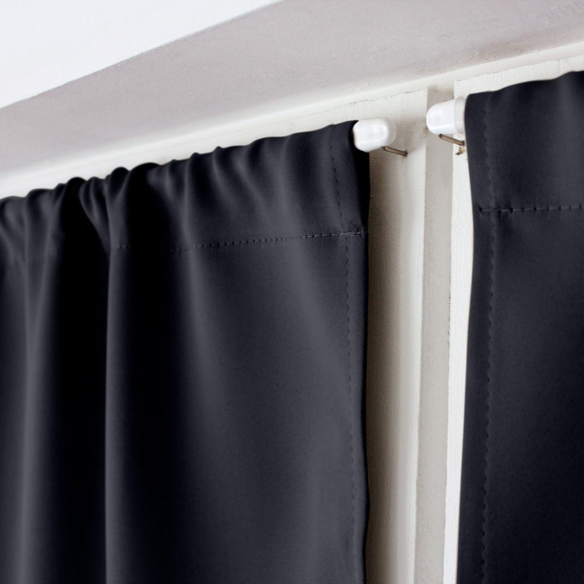 Voir la diapositive 2 : ENJOY HOME Rideau occultant  reglisse  60x120cm gris foncé