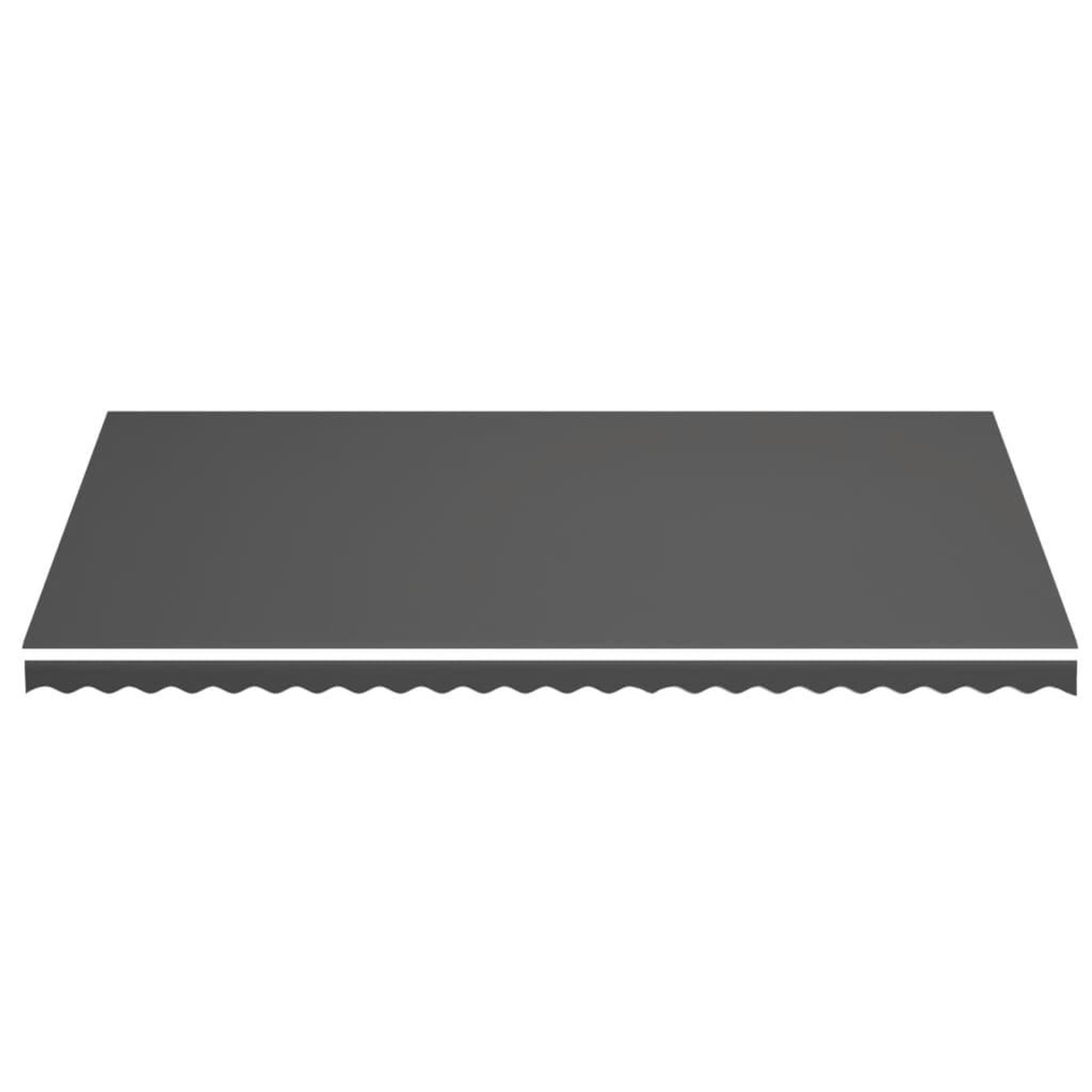 Voir la diapositive 3 : VIDAXL Tissu de remplacement pour auvent Anthracite 6x3,5 m