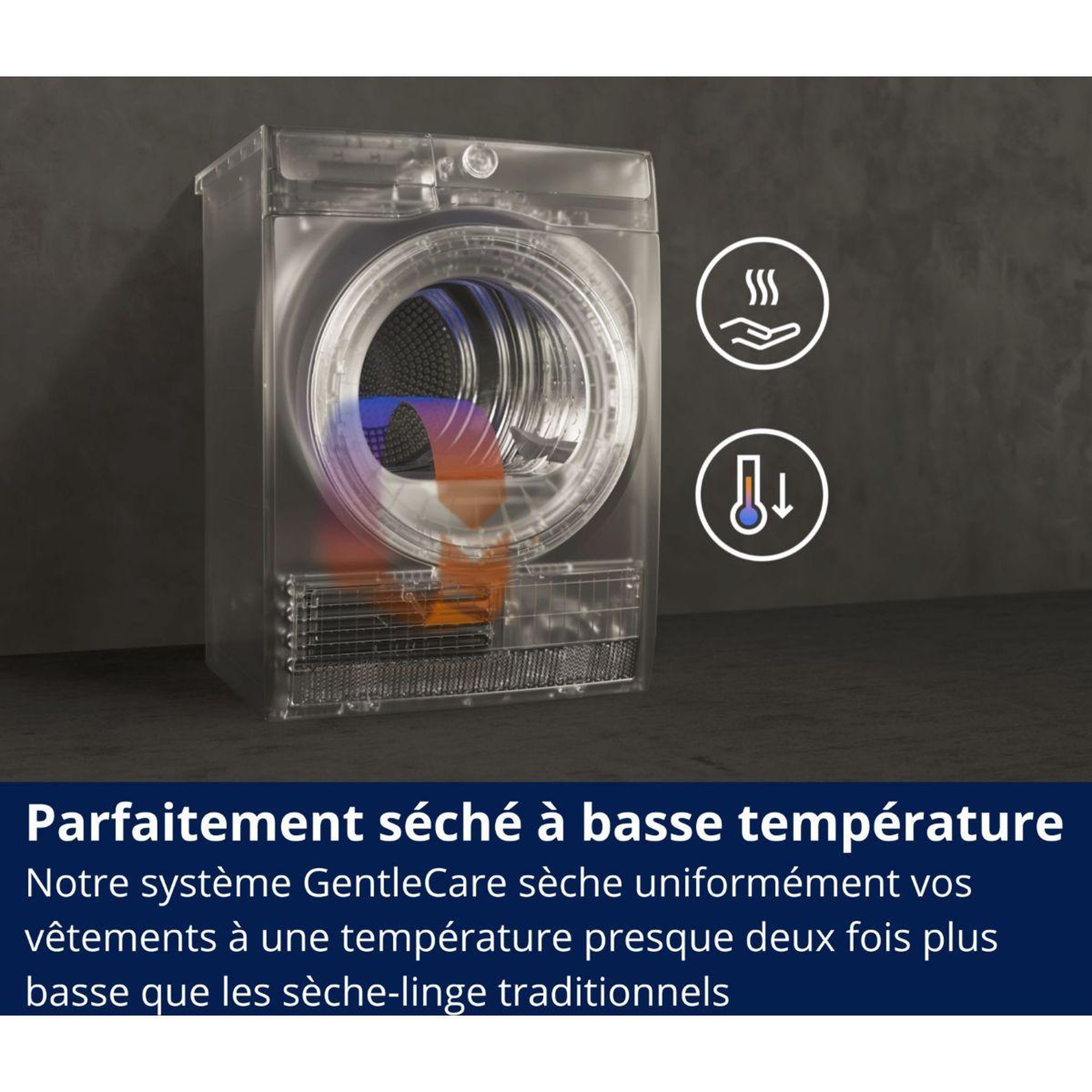 Voir la diapositive 3 : ELECTROLUX Sèche linge pompe à chaleur ewhi619g5bo